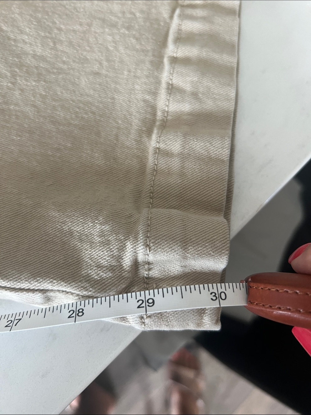 Kut from the Kloth Jodi High Rise Wide Leg Pants in Beige - Picture 5 of 7